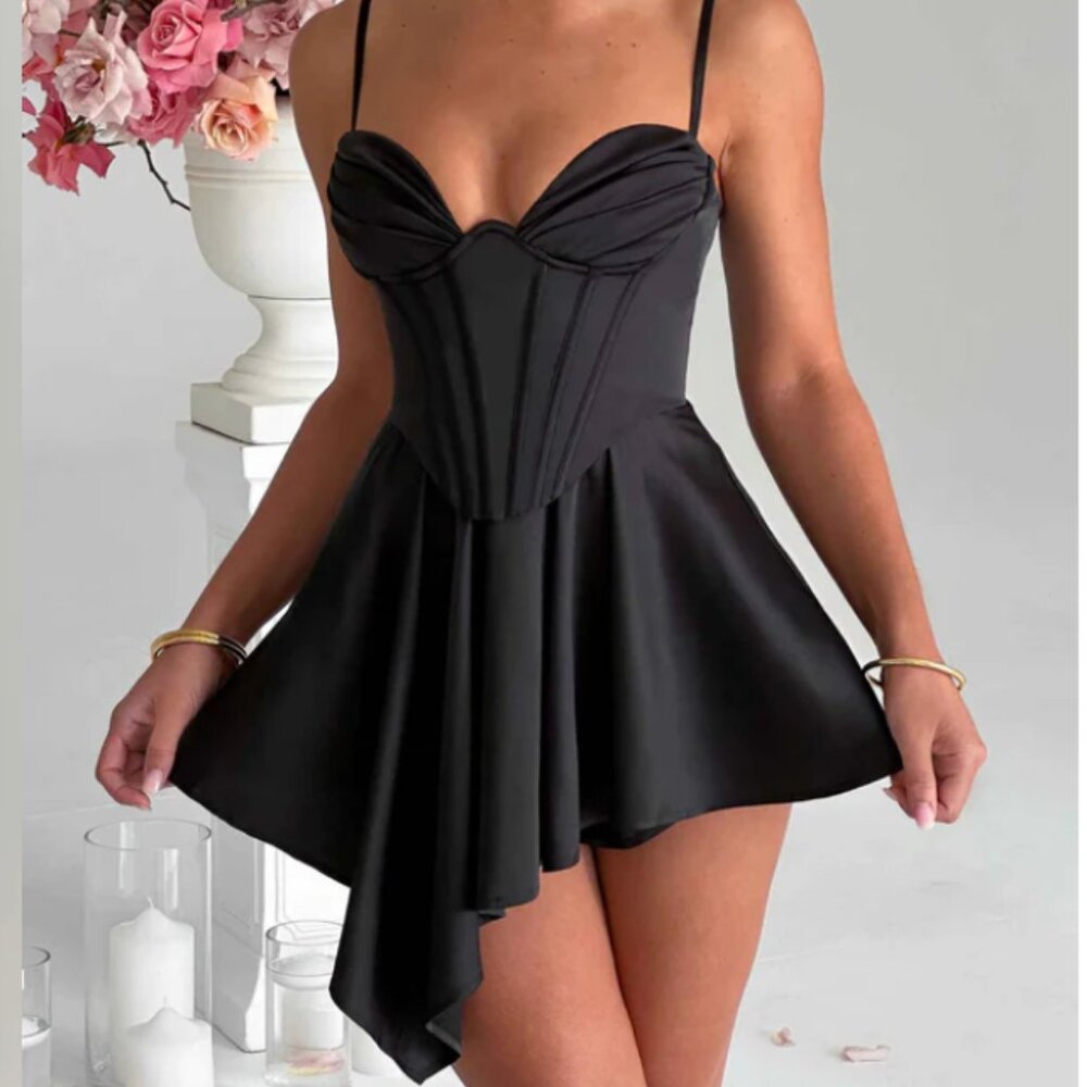 BabyBoo Fashion Saffron Black Playsuit - S - NWT